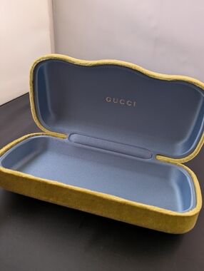 🆕 Gucci Green Eyeglasses Sunglasses Case